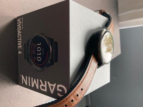 Garmin Vivoactive 4, Handtassen en Accessoires, Sporthorloges, Gebruikt, iOS, Zwart, Afstand, Calorieverbanding, Conditie, GPS
