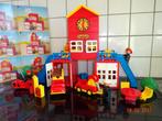 duplo 2658 , retro brandweerkazerne*VOLLEDIG*, Kinderen en Baby's, Ophalen of Verzenden, Duplo