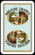 speelkaart Brugse Tripel-Gouden Boom, Collections, Marques de bière, Comme neuf, Autres marques, Autres types, Envoi