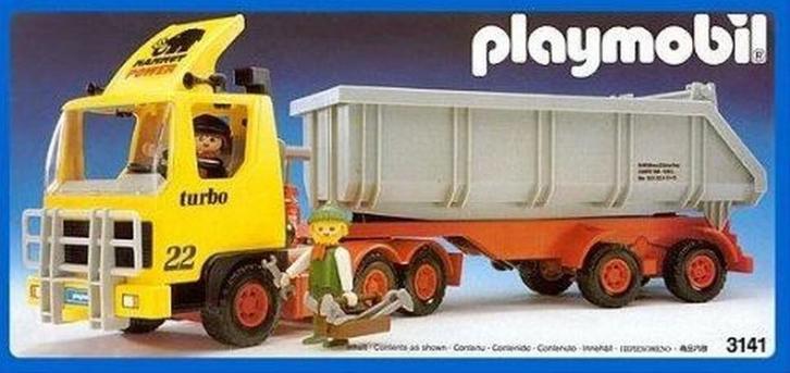Playmobil 3141 – Grote truck Mammut Power – Vintage !, Kinderen en Baby's, Speelgoed | Playmobil, Gebruikt, Los Playmobil, Ophalen