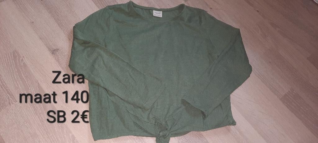 Superbes manches longues de la marque Zara taille 140, Enlèvement ou Envoi, Chemise ou À manches longues, Comme neuf, Zara