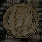 munt Egypte 10 milliemes 1943, Postzegels en Munten, Munten | Afrika, Verzenden, Egypte