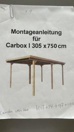 Carport / terrasoverkapping 3x7,5m, Tuin en Terras, Overkappingen, Ophalen, Zo goed als nieuw, Carport