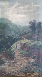 FDB: Landschap ca. 1900 (O/Dn 34,5 x 50 cm), Antiek en Kunst, Ophalen of Verzenden