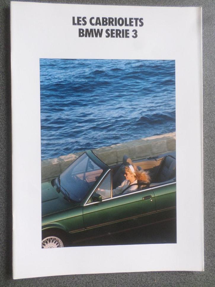 BMW 318i 320i 325i Cabrio E30 1991 Brochure - FRANS, Boeken, Auto's | Folders en Tijdschriften, BMW, Ophalen of Verzenden