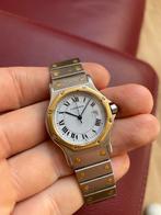 Cartier Santos Octagon Ref. 2966, Handtassen en Accessoires, Horloges | Dames, Staal, Gebruikt, Staal, Polshorloge