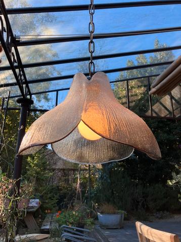 Vintage plafondlamp Peill & Putzler (bloemvorm) beschikbaar voor biedingen