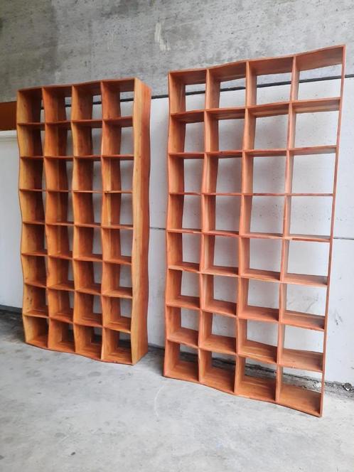 Boekenkast met organische vormen, Huis en Inrichting, Kasten | Boekenkasten, Zo goed als nieuw, 100 tot 150 cm, 200 cm of meer