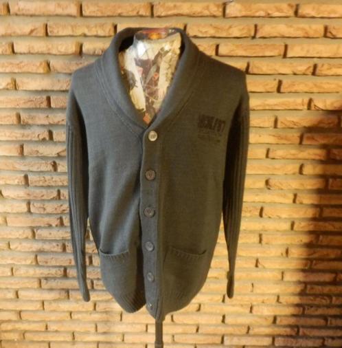 (11) - gilet homme T.L gris - great stone -, Kleding | Heren, Truien en Vesten, Zo goed als nieuw, Maat 52/54 (L), Grijs, Ophalen of Verzenden