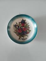 Decoratieve plaat, gebarsten keramiek, patronen., Ophalen of Verzenden
