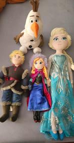 Frozen-poppen: Elsa, Anna, Kristof en Olaf, Ophalen of Verzenden, Zo goed als nieuw, Overige typen
