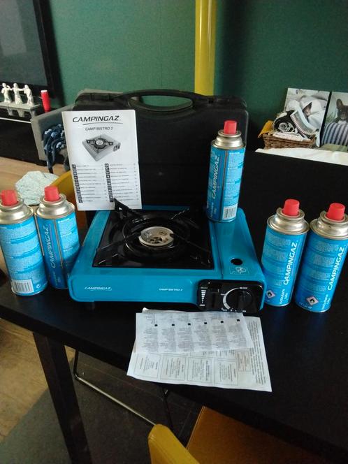 Campinggaz Camp’Bistro2 brander plus opbergkoffer, Caravans en Kamperen, Kampeeraccessoires, Ophalen