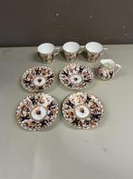 Coalport AD 1750 Imaro 3 kopjes 4 schotels en kleine kan, Huis en Inrichting, Keuken | Servies, Ophalen of Verzenden, Zo goed als nieuw