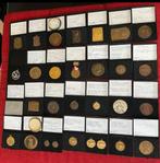 Grote collectie vintage antieke en oude medailles, Postzegels en Munten, Ophalen, Brons