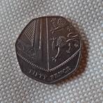 Royal mint 50 pence coin, Postzegels en Munten, Ophalen of Verzenden, Overige landen, Losse munt