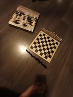 Kwalitatief houten schaakspel, Hobby en Vrije tijd, Een of twee spelers, Ophalen, Zo goed als nieuw