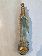 Houten polychroom beeld Maria, OLV van  Lourdes (28,5 cm), Ophalen of Verzenden
