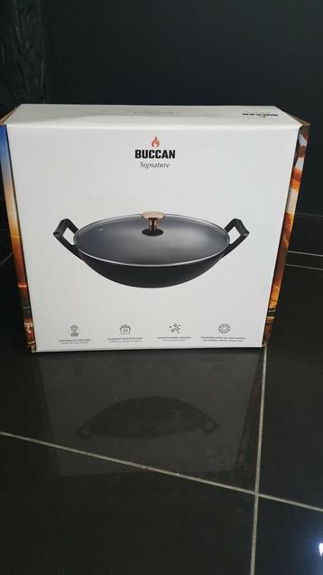 Nieuwe gietijzeren buccan wok voor meer dan 4 personen  beschikbaar voor biedingen