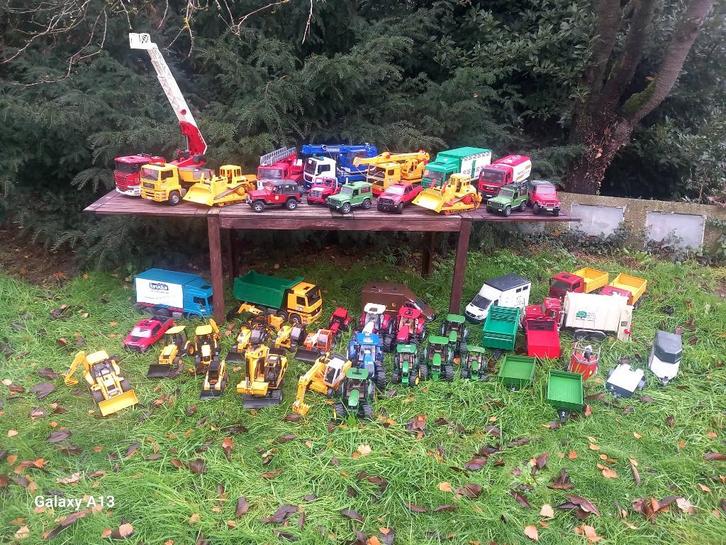 Bruder brudor mega lot autos vrachtwagens, Kinderen en Baby's, Speelgoed |Speelgoedvoertuigen, Ophalen