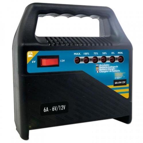 Acculader 6V/12V 6Amp., Auto diversen, Autogereedschap, Nieuw, Ophalen of Verzenden