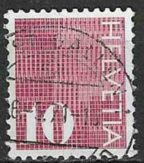 Zwitserland 1970 - Yvert 861 - Courante reeks - Cijfers (ST), Timbres & Monnaies, Timbres | Europe | Suisse, Affranchi, Envoi