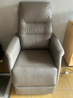 Leren relax zetel, Huis en Inrichting, Zetels | Zetels, Ophalen, Eenpersoons, Leer, Zo goed als nieuw