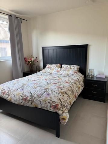 Stijlvolle zwarte IKEA-slaapkamer - 2 persoons beschikbaar voor biedingen