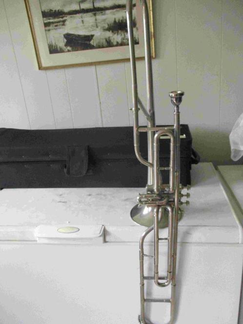 Trombone C.Mahillon + Weltklang, Muziek en Instrumenten, Blaasinstrumenten | Trombones, Gebruikt, Tenor, Met koffer, Ophalen of Verzenden