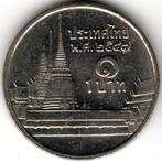 Thailand : 1 Baht BE 2549 (= AD 2006)  Y#183  Ref 14463, Postzegels en Munten, Munten | Azië, Zuidoost-Azië, Ophalen of Verzenden