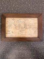 Antieke Cartografie kaart De Historie de Bijbels landkaart., Antiek en Kunst, Ophalen of Verzenden
