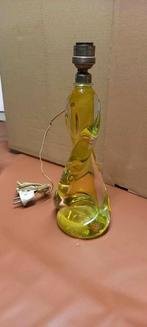 Val Saint Lambert, twisted chrystal tafellamp, Huis en Inrichting, Ophalen of Verzenden, Gebruikt
