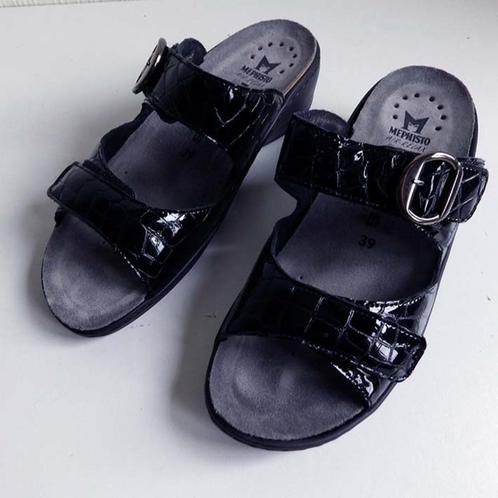 Open damesslippers: maat 39., Kleding | Dames, Schoenen, Nieuw, Instappers, Zwart, Ophalen