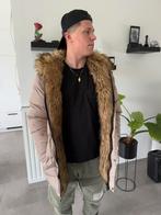 Bruine winterjas Bee Inspired, Maat 48/50 (M), Beige, Ophalen of Verzenden, Zo goed als nieuw
