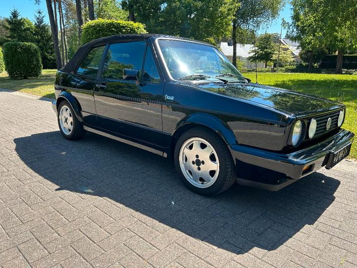 VW Golf 1 Cabriolet * ClassicLine * 01-1992 * Oldtimer., Auto's, Volkswagen, Particulier, Golf, Lederen bekleding, Benzine, Euro 1