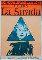 LA STRADA Fellini affiche originale resortie film 1970, Collections, Comme neuf, Envoi