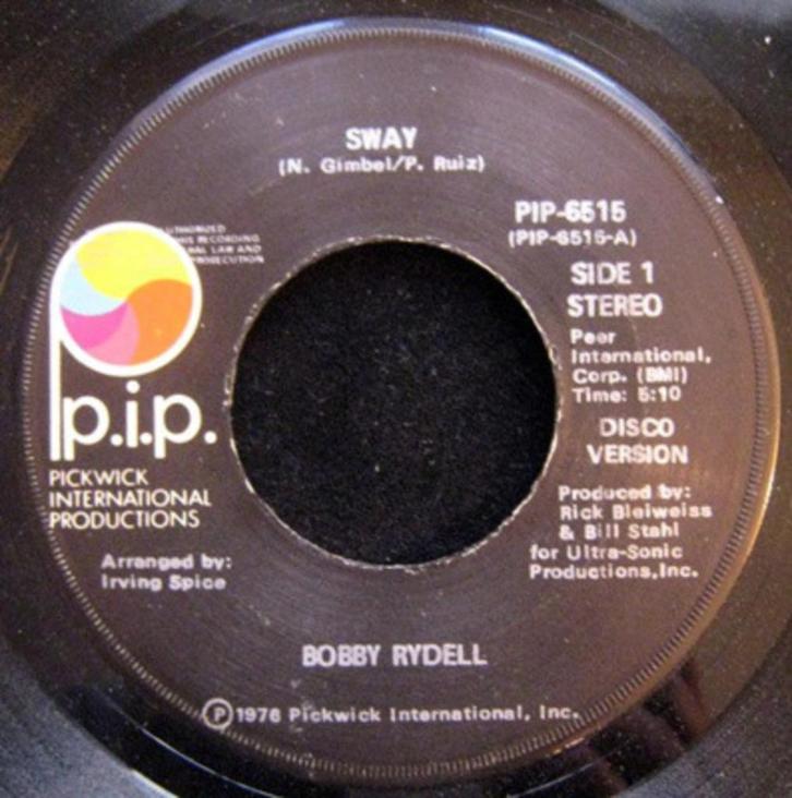 Bobby Rydell – Sway, Cd's en Dvd's, Vinyl Singles, Gebruikt, Single, Pop, 7 inch, Ophalen of Verzenden