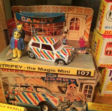 AUSTIN Mini Magic STRIPEY 1/43 DINKY TOYS Made England Neuve beschikbaar voor biedingen