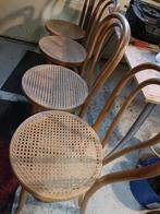 4 CHAISES   BISTROT  30€, Maison & Meubles, Enlèvement, Utilisé, Bois, Quatre