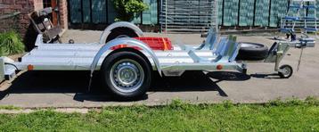 Mototrailer - 2 motoren - verlaagd - GS - Harley - Yamaha St, Enlèvement, 1 cylindre, Jusqu'à 11 kW
