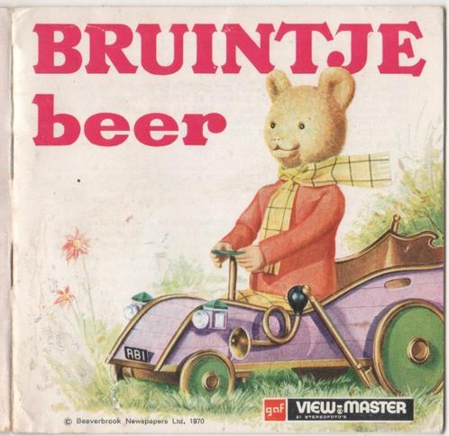 View-master - Bruintje Beer D 109 ml, Antiek en Kunst, Antiek | Speelgoed, Ophalen of Verzenden
