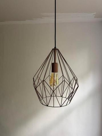 2 leuke koperen hanglampen - nieuwstaat!  beschikbaar voor biedingen