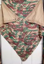 Toile tente camouflée lézard militaire M51 Indochine, Envoi