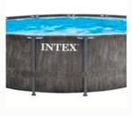 Zwembad intex, Tuin en Terras, Ophalen, Zo goed als nieuw, Rond, Opzetzwembad