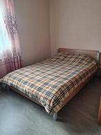 Lit pour 2 personnes, Beige, 140 cm, Enlèvement, Utilisé