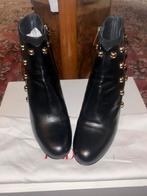 Red V zwarte blokhak, Enlèvement ou Envoi, Porté, Boots et Botinnes