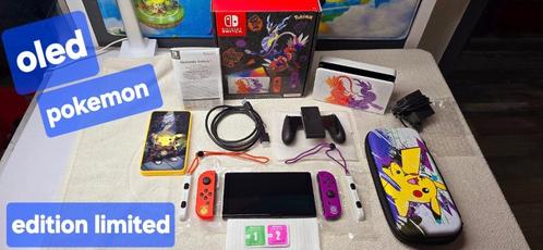 SWITCH OLED-console bewerken. beperkte Pokémon/c.nine + doos, Games en Spelcomputers, Games | Nintendo Switch, Zo goed als nieuw