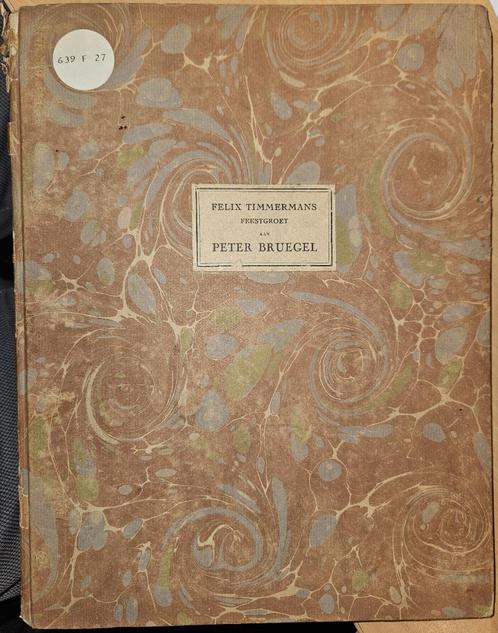 Pieter Breughel: feestgroet uitgesproken te Brussel op 31 me, Boeken, Kunst en Cultuur | Beeldend, Gelezen, Schilder- en Tekenkunst