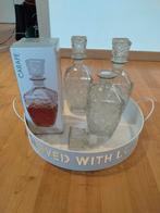 3 decoratieve karaffen (900ml) (100% glaswerk), Ophalen, Overige typen, Overige stijlen, Glas
