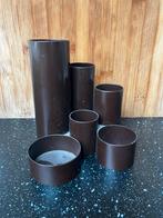 Vintage pennenhouder bruin, Antiek en Kunst, Ophalen of Verzenden