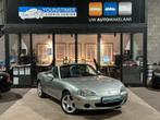 Mazda MX-5 1.6i 16v NBFL Silver Blues | Leder | Garantie, Auto's, 1025 kg, Achterwielaandrijving, Cabriolet, Leder